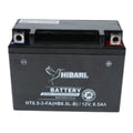Batería Hibari HT6.5-3-FA / 12N6.5-BS 12V 6.5Ah Sellada para Moto