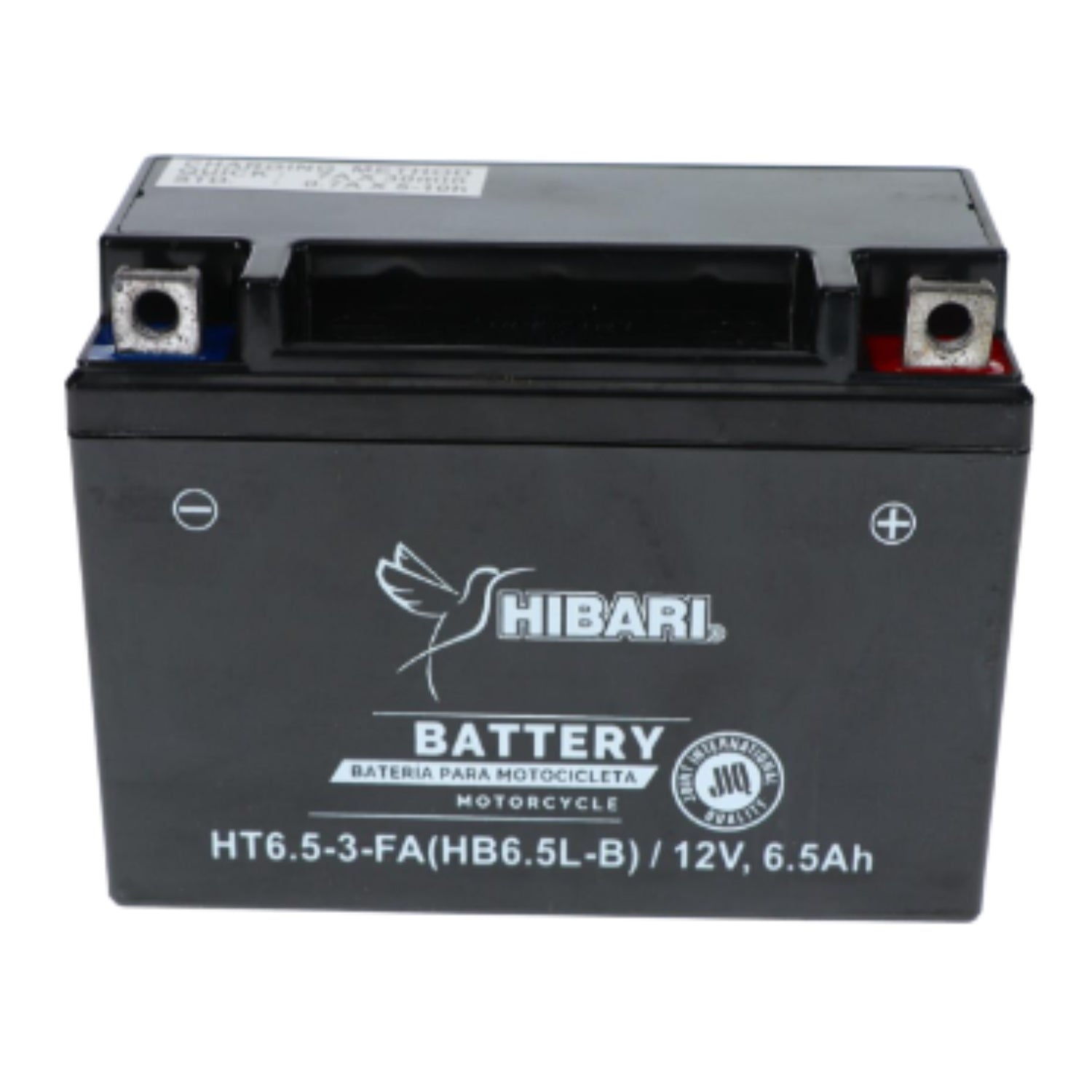 Batería Hibari HT6.5-3-FA / 12N6.5-BS 12V 6.5Ah Sellada para Moto