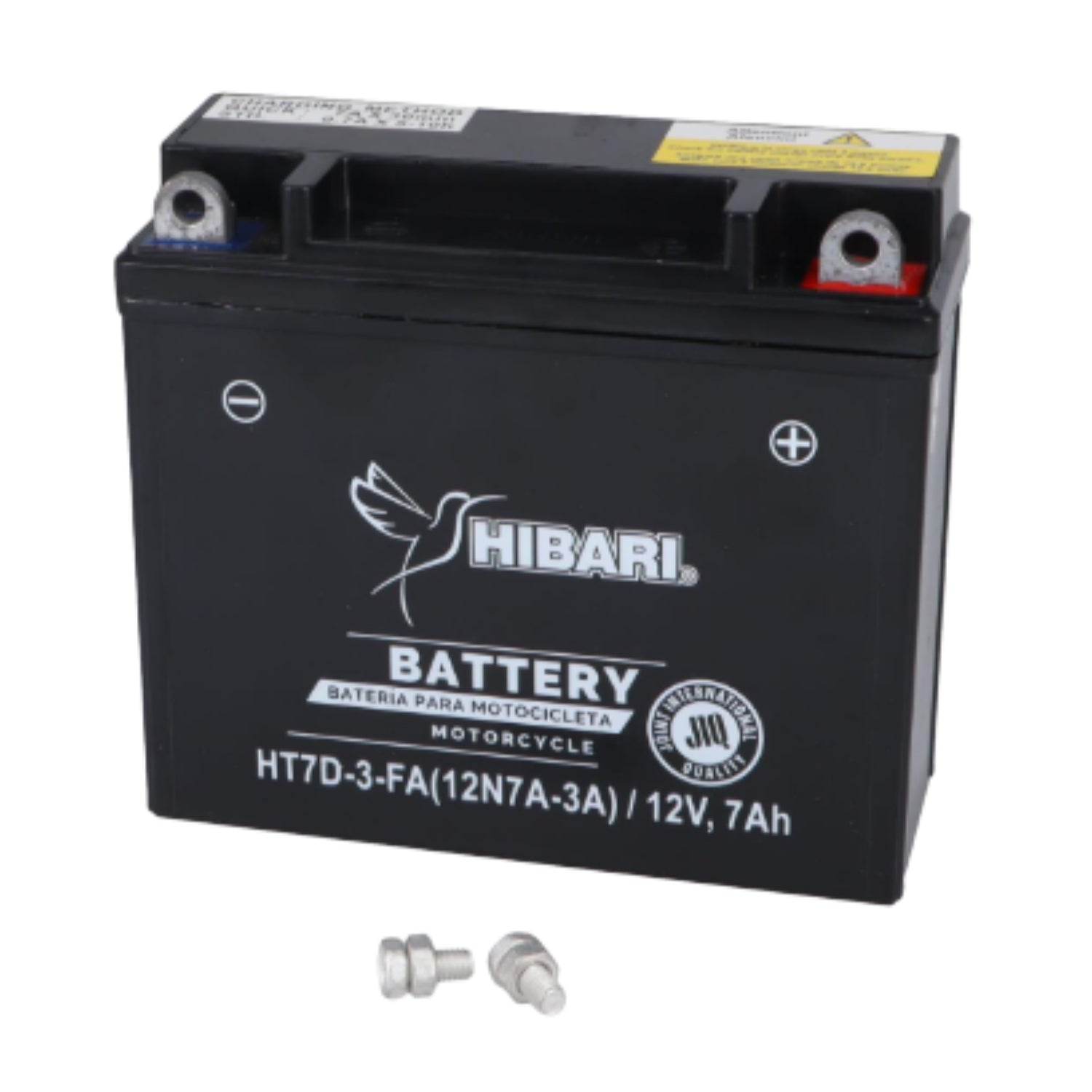 Batería Hibari HT7D-3-FA / 12N7-3A-BS 12V 7Ah Sellada para Moto