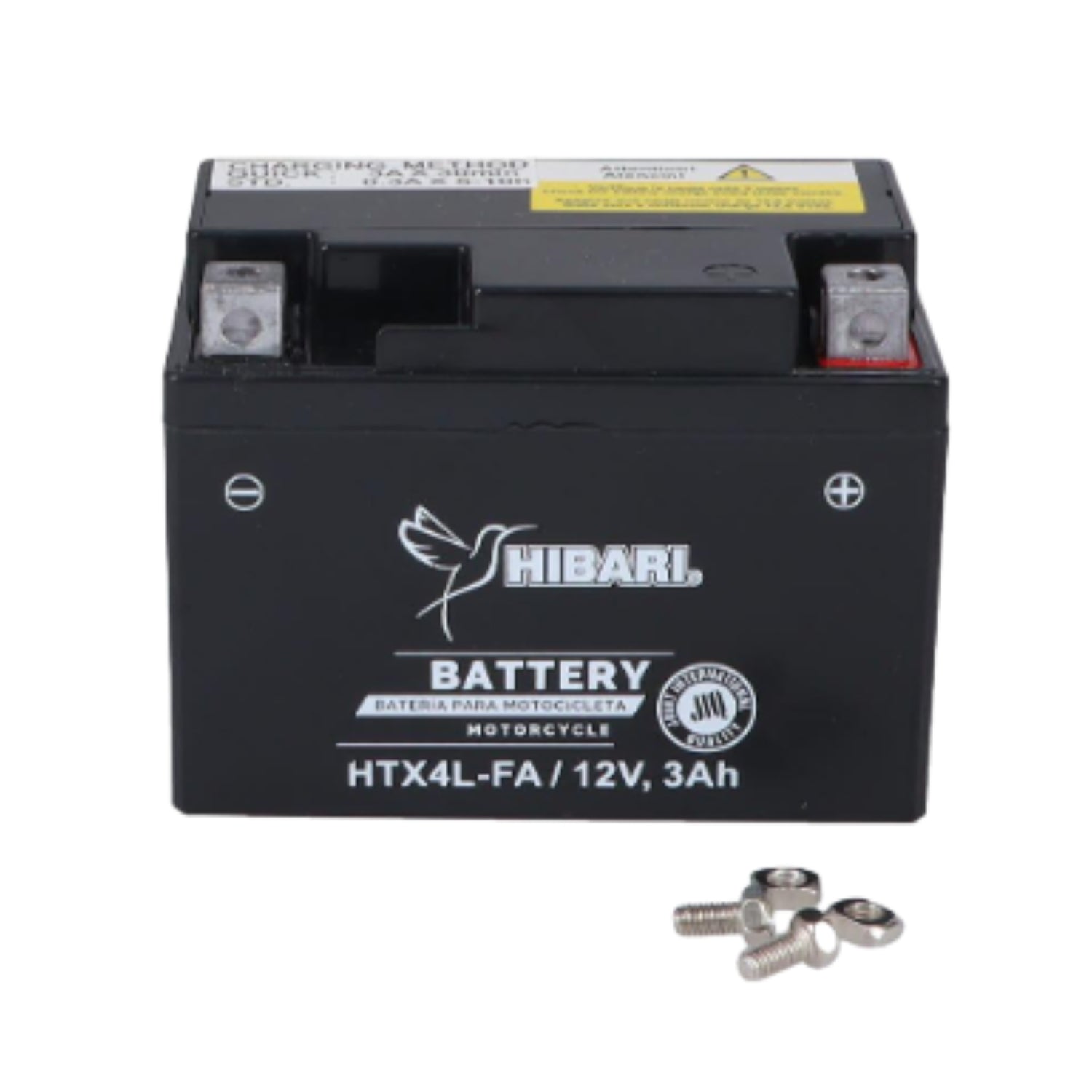 Batería Hibari YTX4L-BS / HTX4L-FA / YTZ5S 12V 4Ah Sellada para Moto