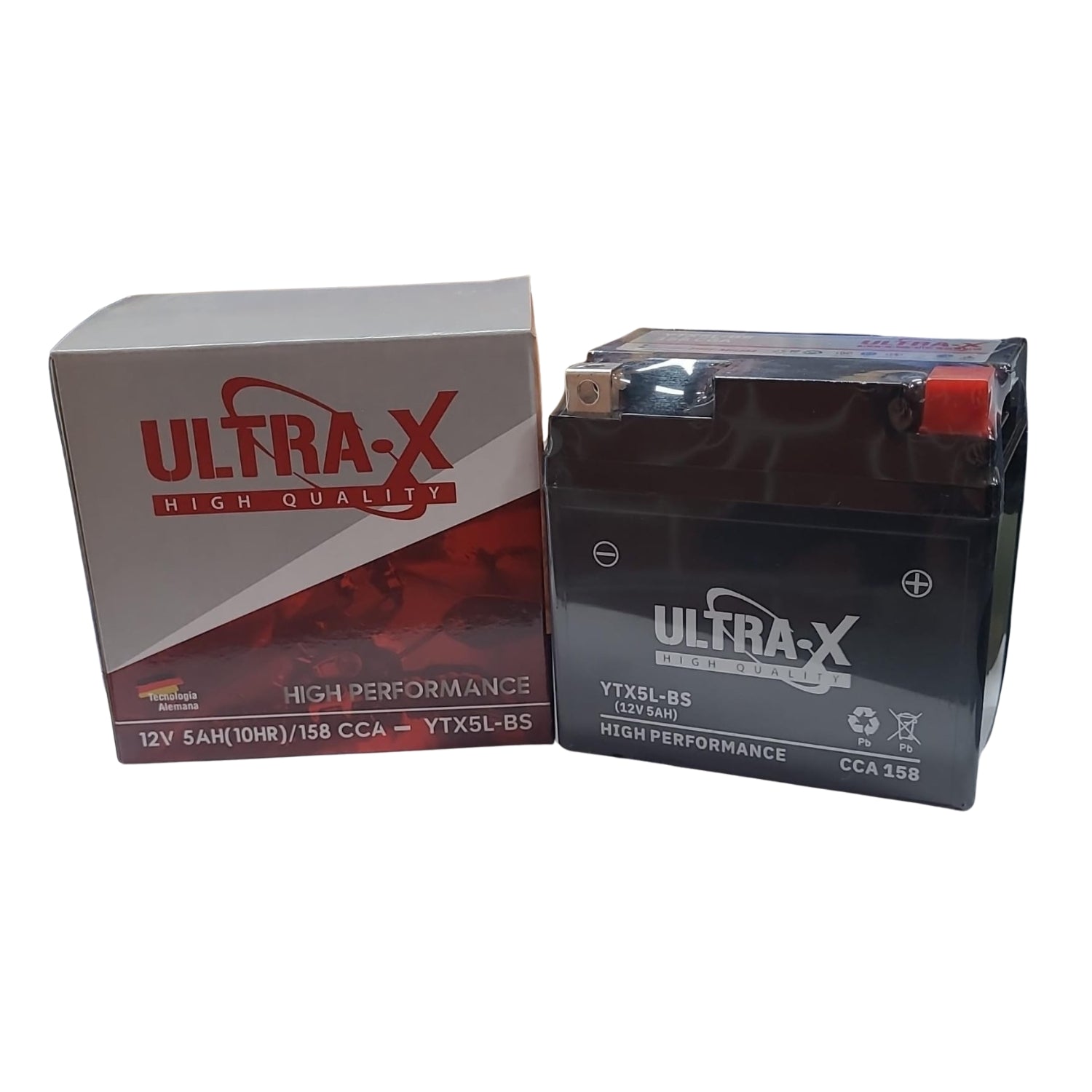 Batería Ultra-X YTX5L-BS / BTX5L-BS / GTX5L-BS / CTX5L-BS 12V 5Ah