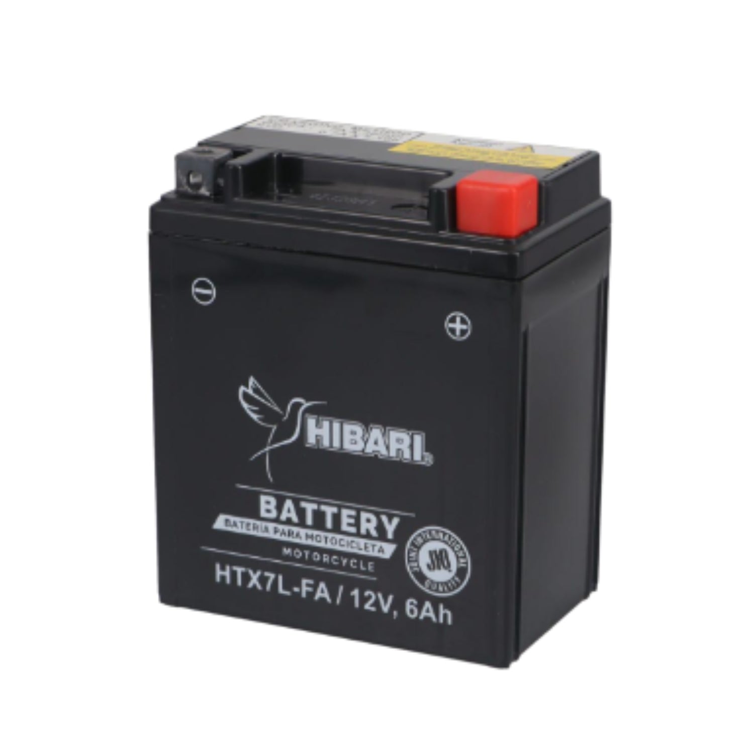 Batería Hibari HTX7L-FA / YTX7L-BS 12V 6Ah Sellada para Moto