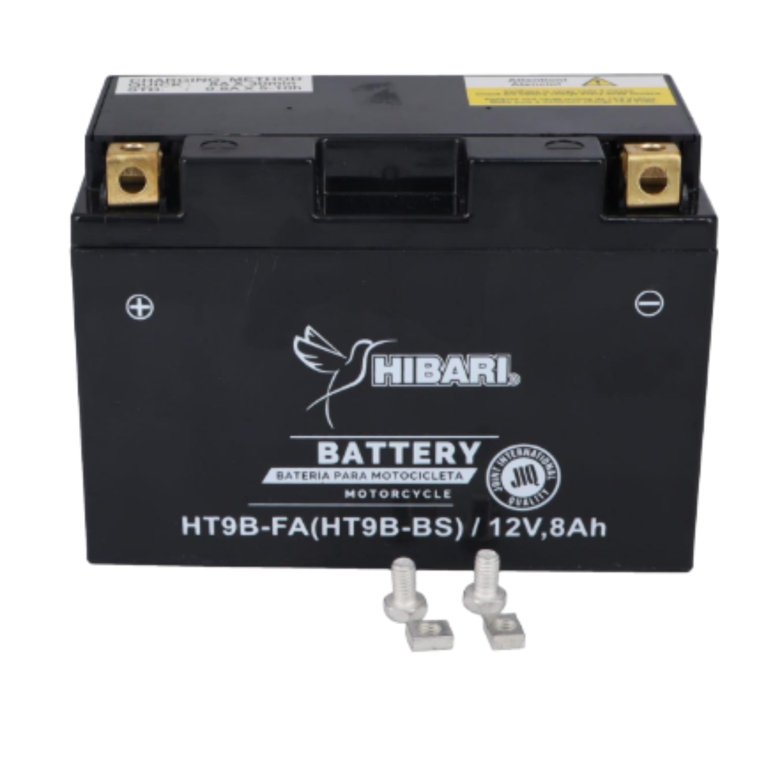 Batería Hibari HT9B-FA / YT9B 12V 8Ah Sellada para Moto