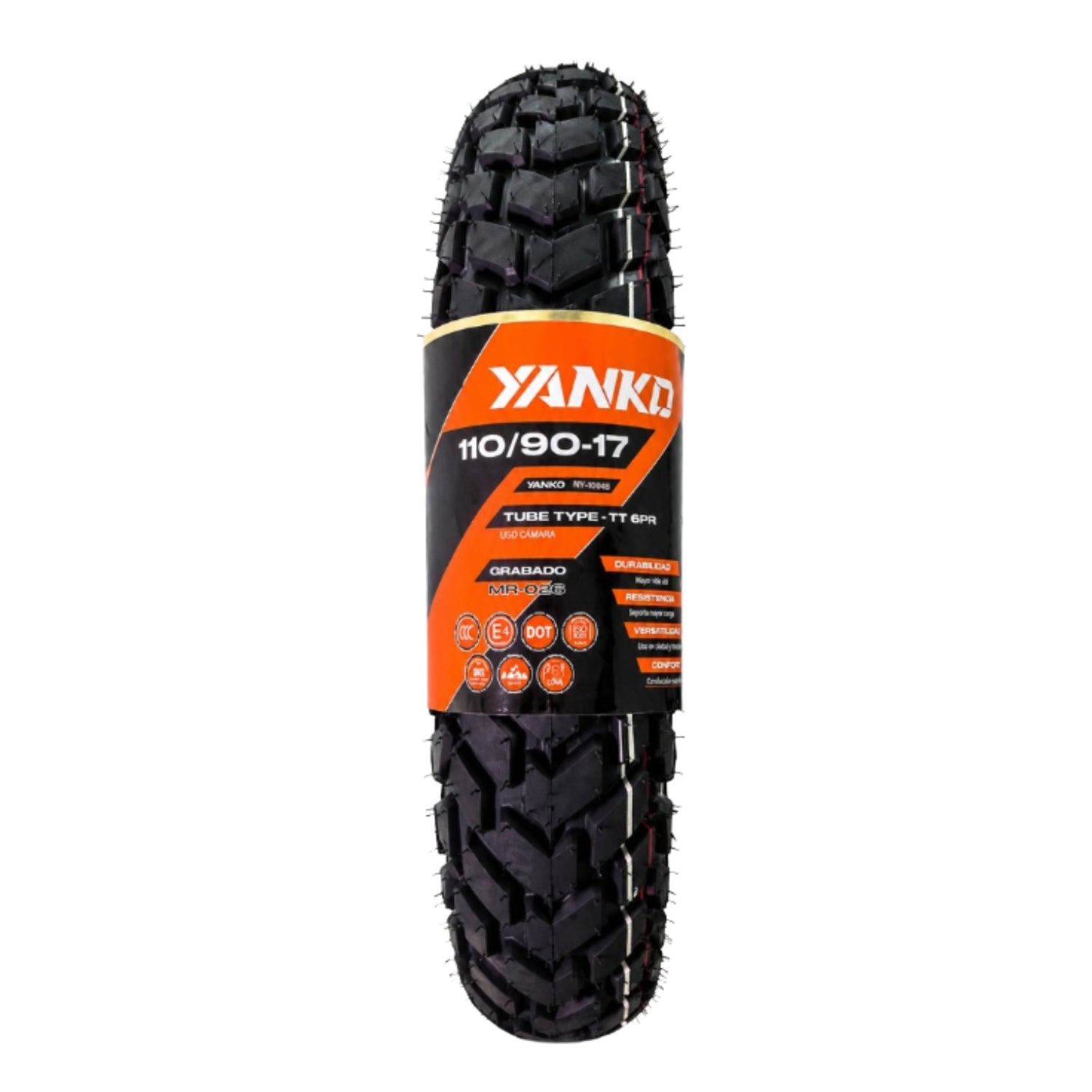 Neumático Yanko MR-923 110/90-17 TT 8PR