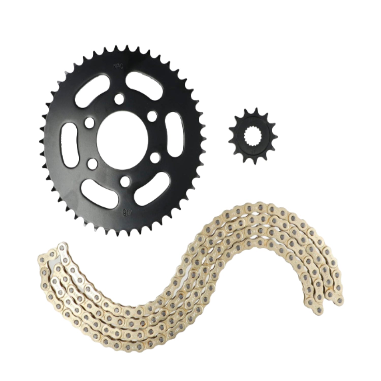 Kit de Arrastre Benelli TNT180S 13T/46T 428H x 126L Dorada Hyper Serie NPC
