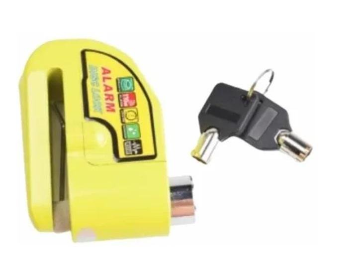 Candado De Disco Con Alarma Para Moto