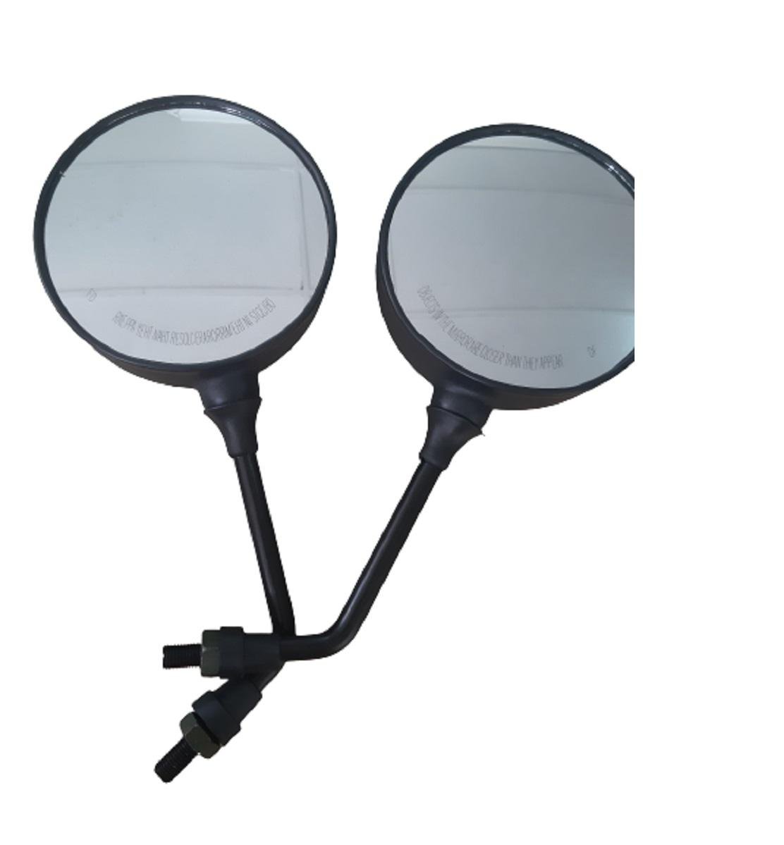 Espejos Redondos Para Moto 10mm Hilo Inverso