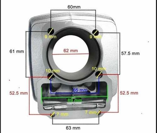 Cilindro Completo Cg150 62mm