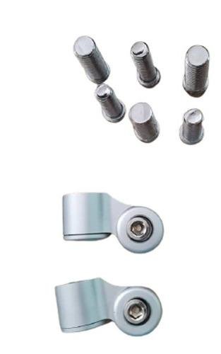 Espejos Rectangulares Gris Para Motos