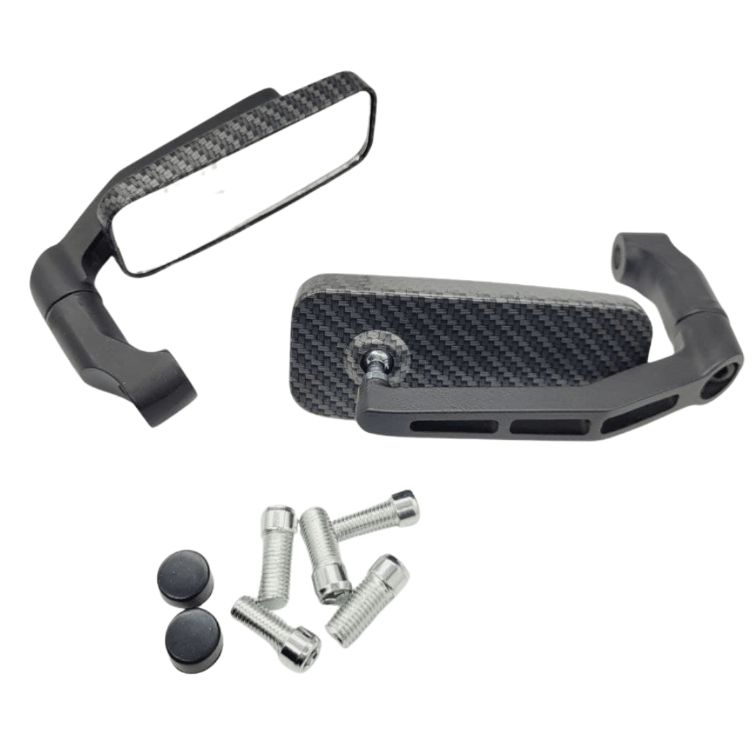 ESPEJOS PARA MOTO CAFÉ RACER RECTAGULAR