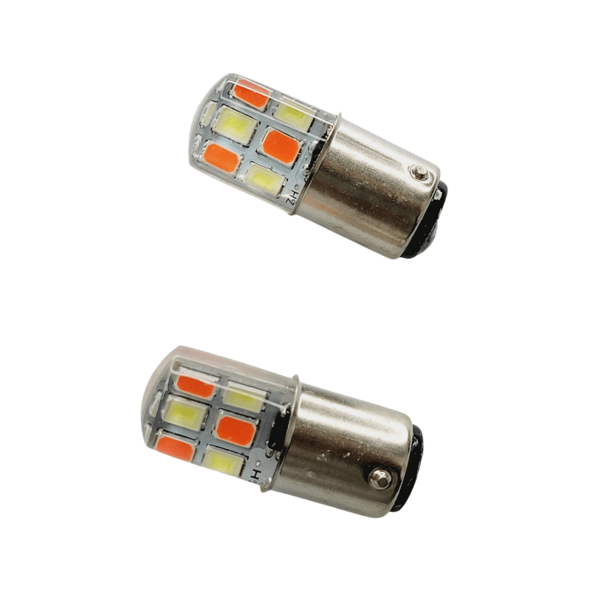 PAR DE AMPOLLETAS LED DOBLE CONTACTO MOTO