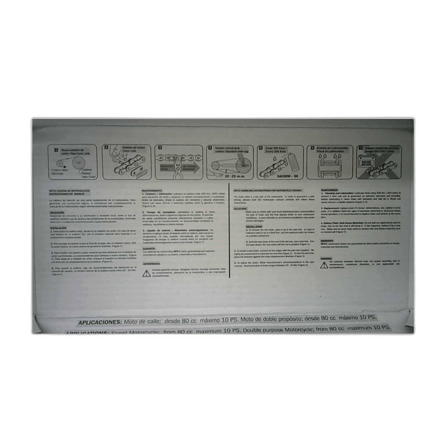 Cadena Transmision 428H X 150L JAP NPC