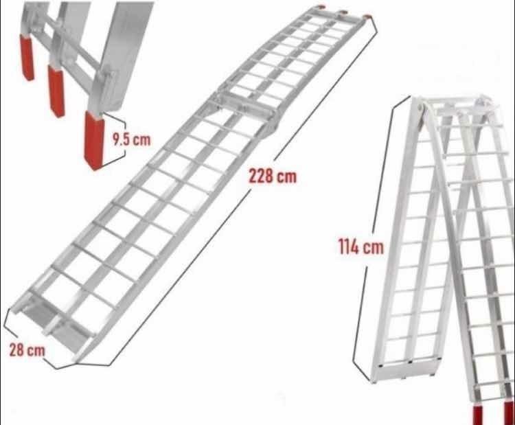 Rampa Moto Aluminio Nuevo 340kg