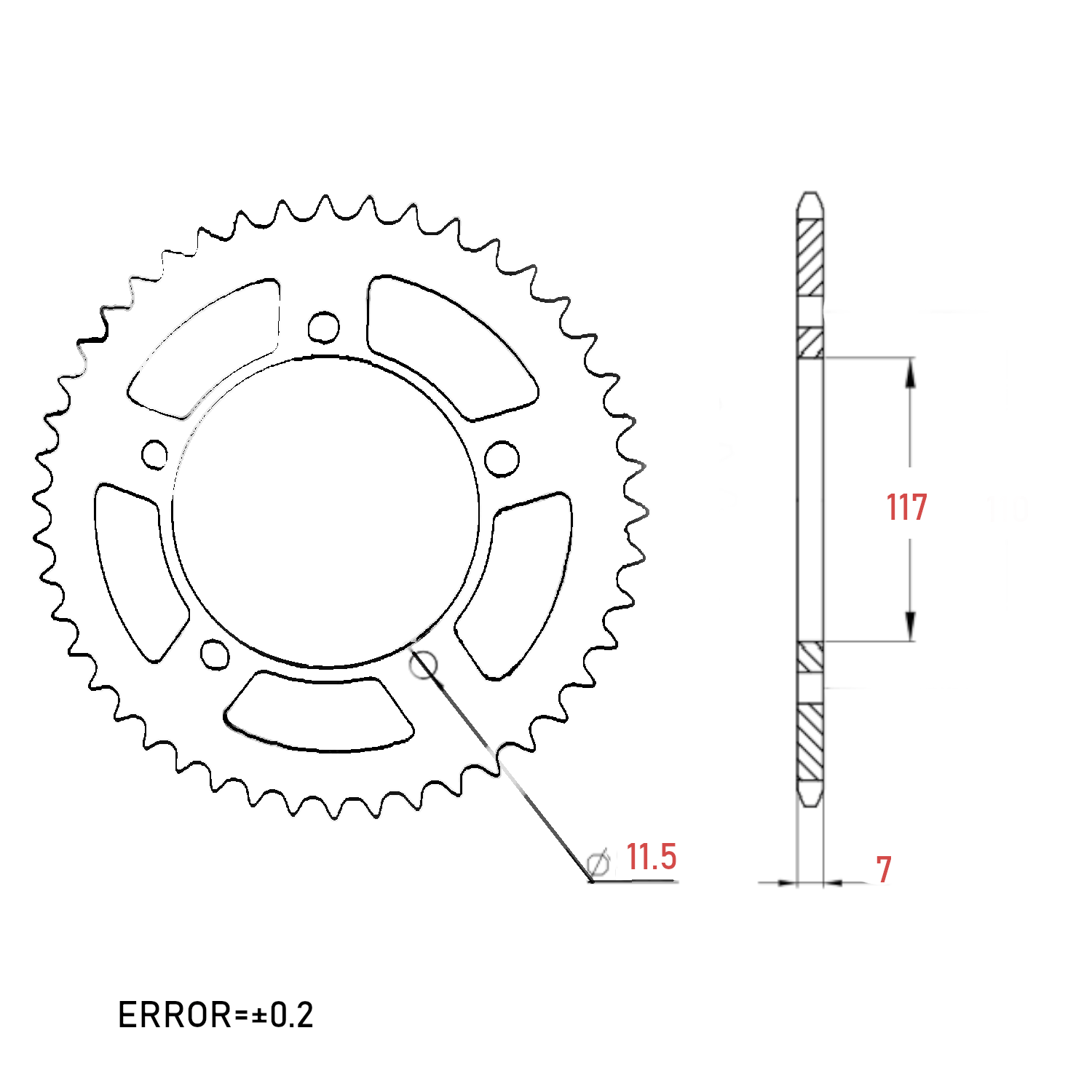 Catalina BMW 750GS/850GS/900F/S1000RR/52545TITALY PBR