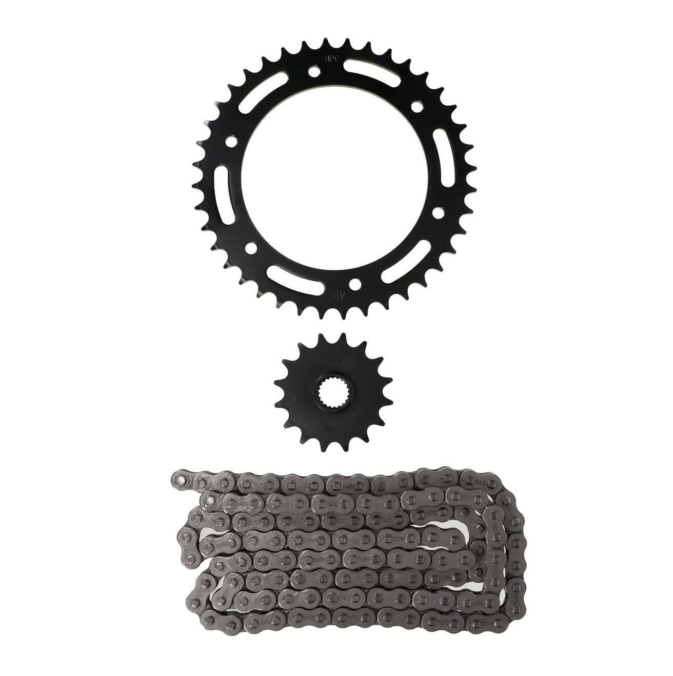 Kit Transmision BMW G310R / APACHE 310RR 520HO X 120L C/O´Ring 16T 40T HYPER SERIES NPC - Imagen 2