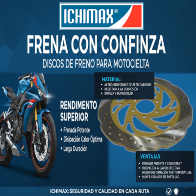 Disco Freno Delantero PULSAR 200NS (6 pernos) ICHIMAX