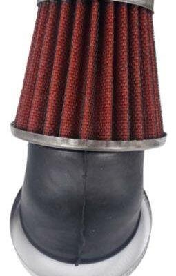 Filtro De Aire Curvo Para Moto Adaptable De 28 Mm A 48mm